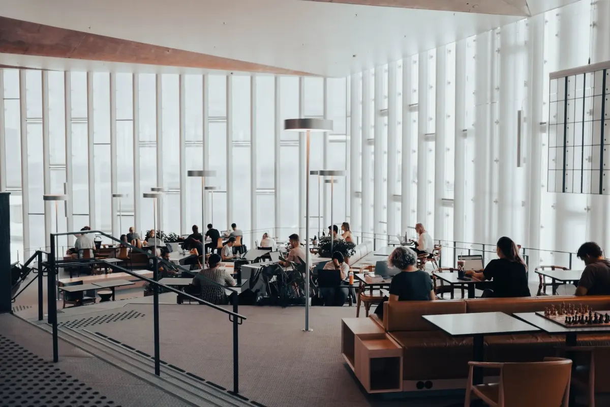Light filled working space